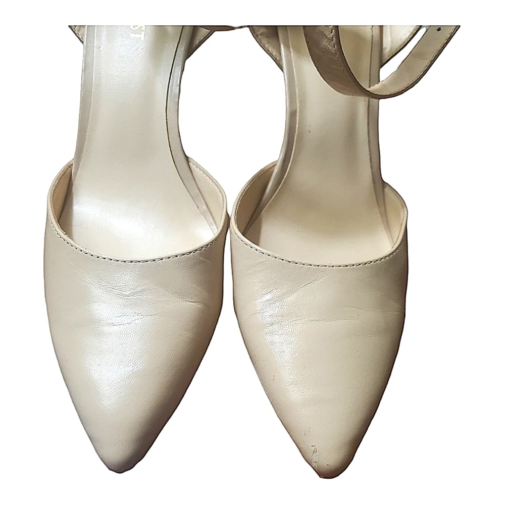 Nine West Leather Ankle Strap Shoes Size 9